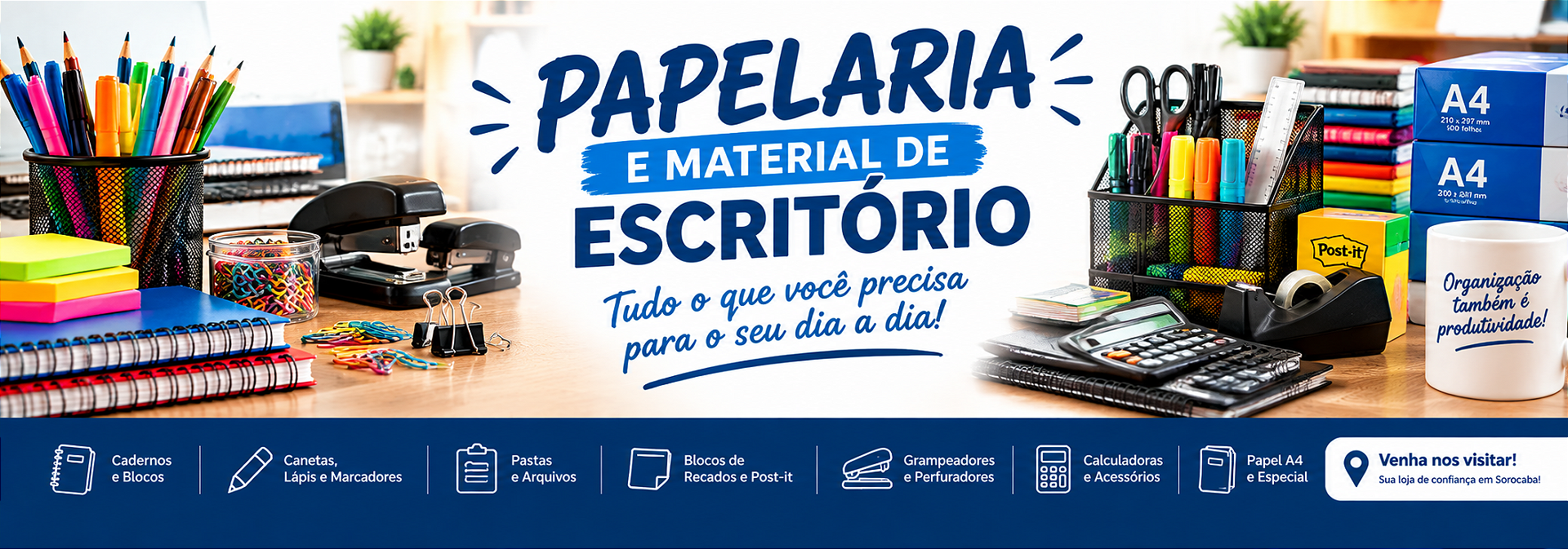 Papelaria e Material escritorio