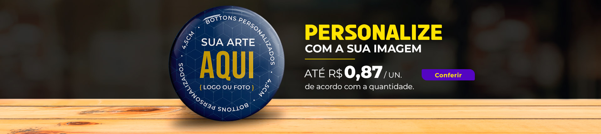 Bottons Personalizados Capa