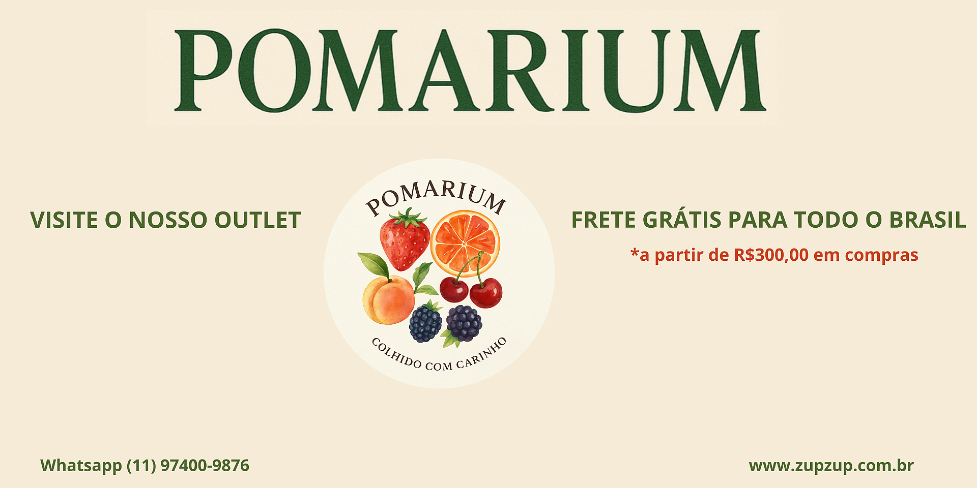 Pomarium frete grátis