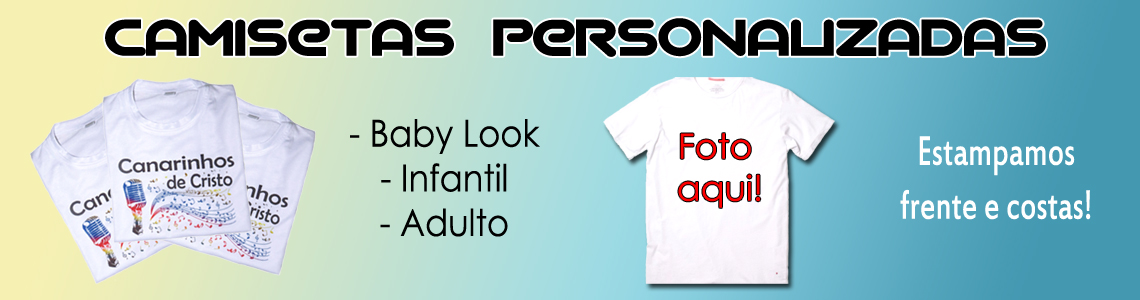 propaganda evangélicos personalizados