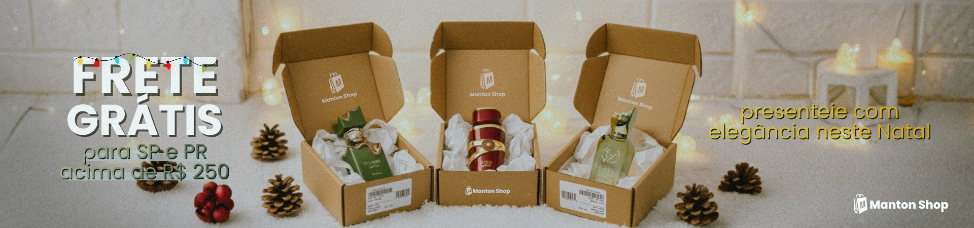 [Frete grátis > R$ 250,00] [NATAL] [PR + SP]