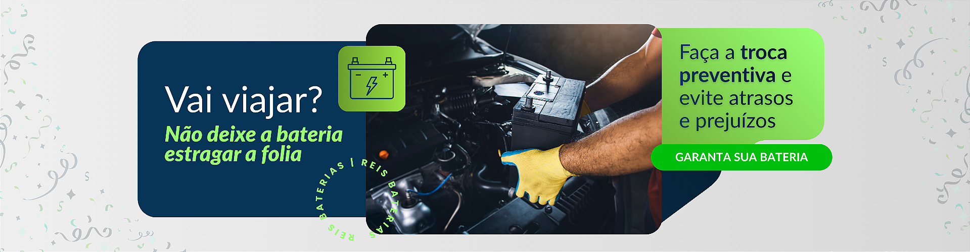 Banner manutenção viagem