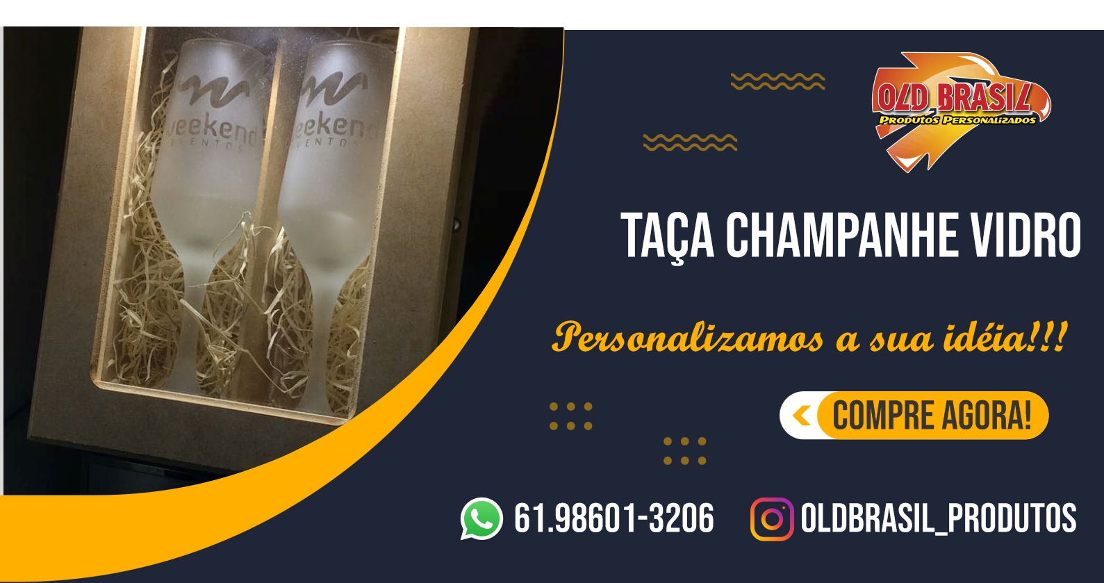 Taça de Champanhe Bistro FOSCA