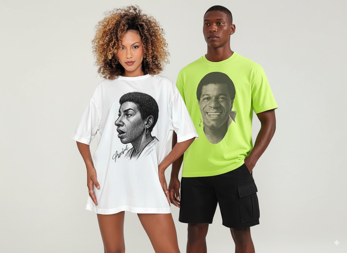 camiseta oversized