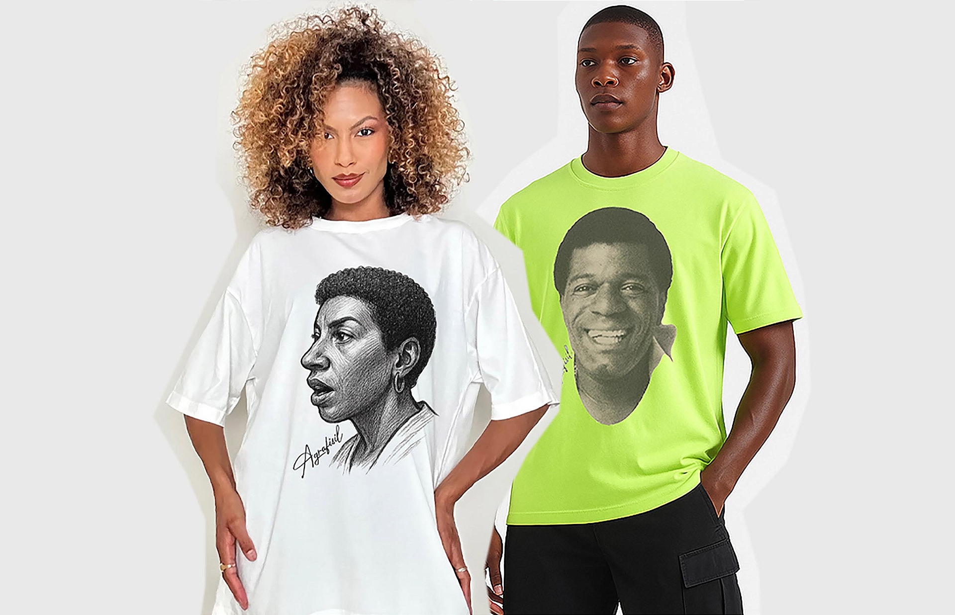 camiseta oversized