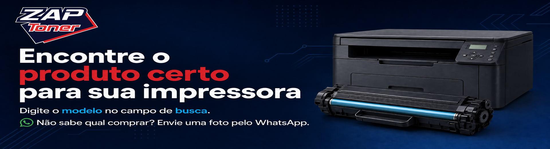 Encontre o produto certo para sua impressora