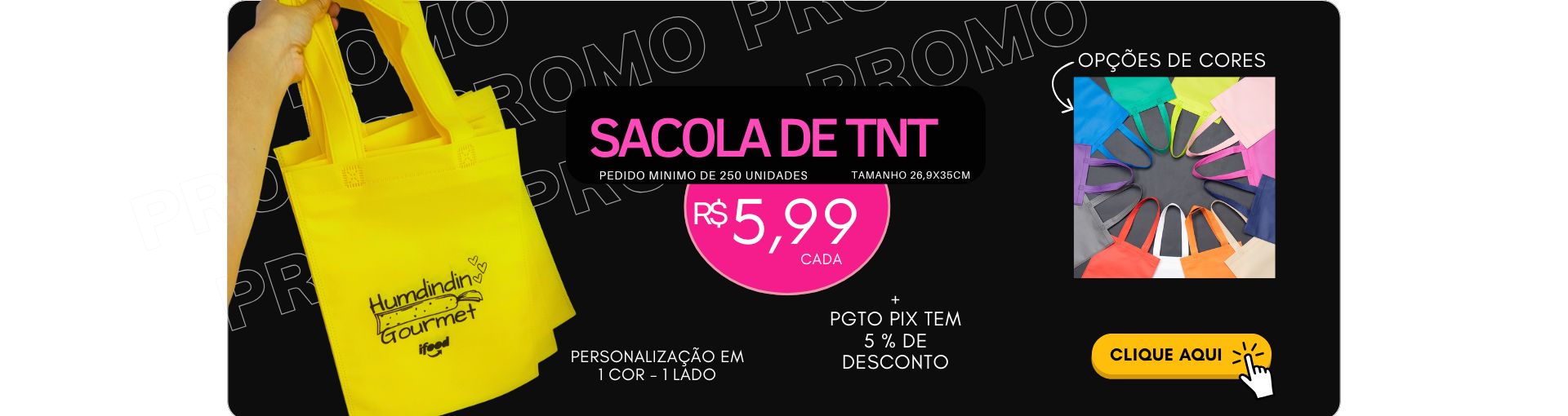 Sacola tnt