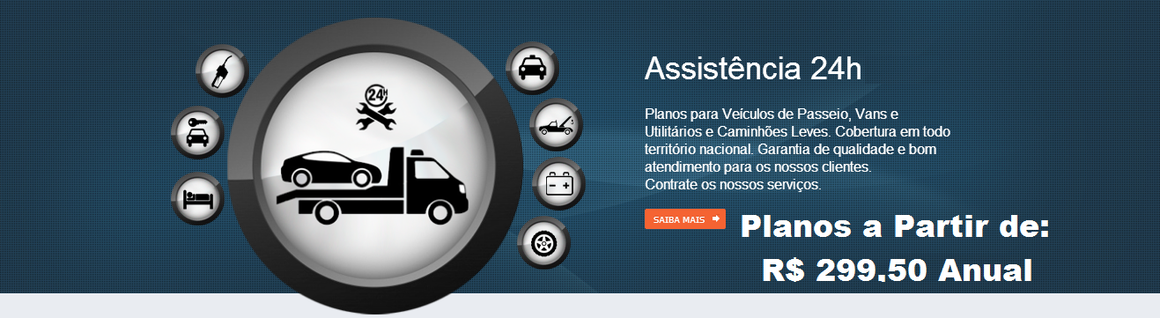 Assistência veicular 24 horas