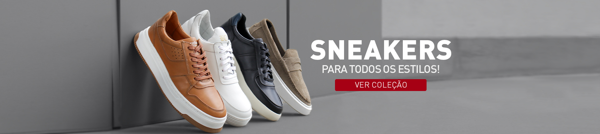 Full banner Coleção de tênis