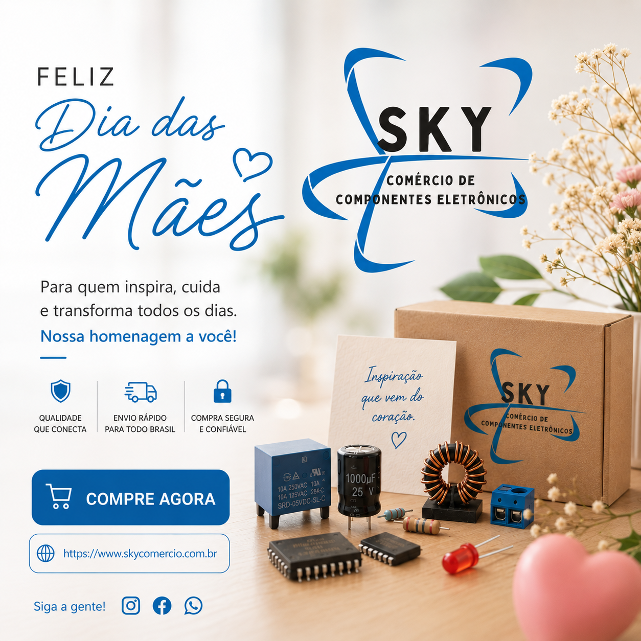 DIA DAS MÃES NA SKY COMÉRCIO