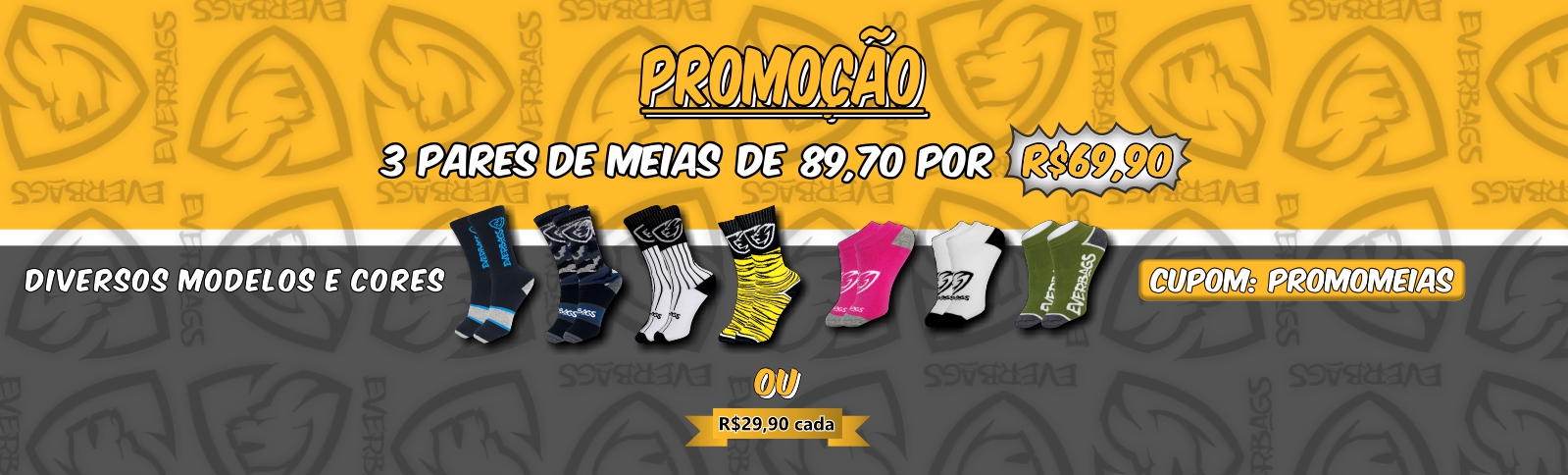 PROMOÇÃO 3 MEIAS