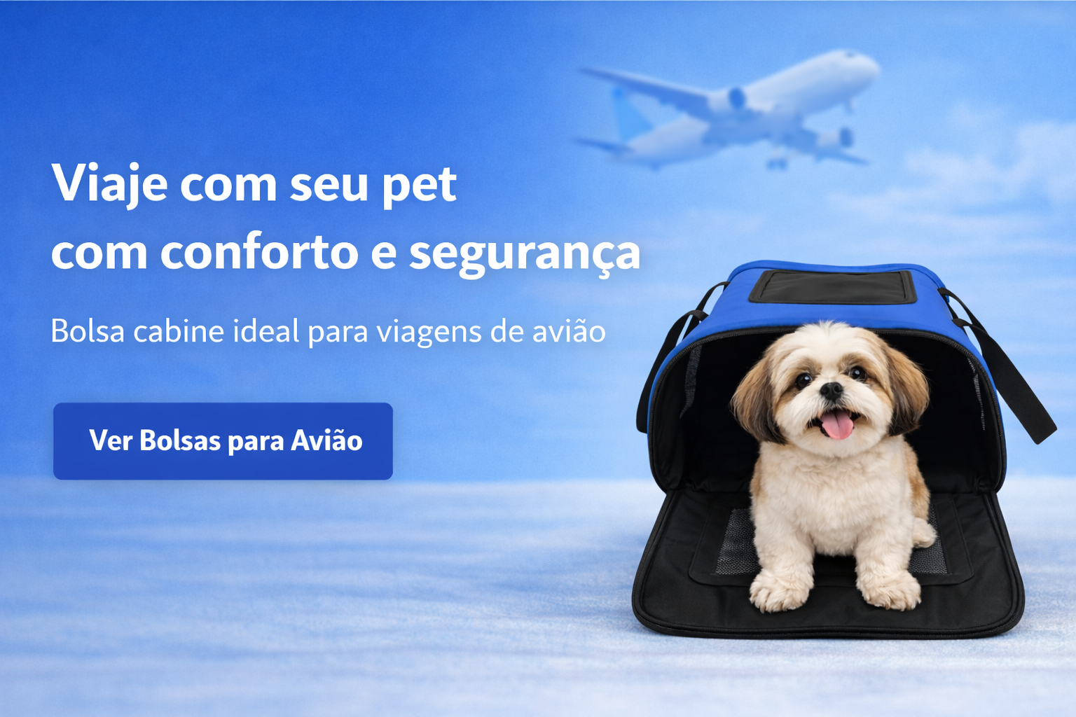Banner Bolsa Avião