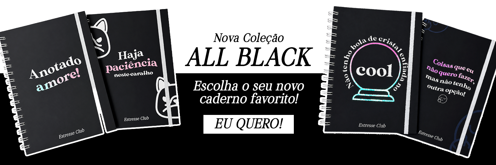 Cadernos All Black