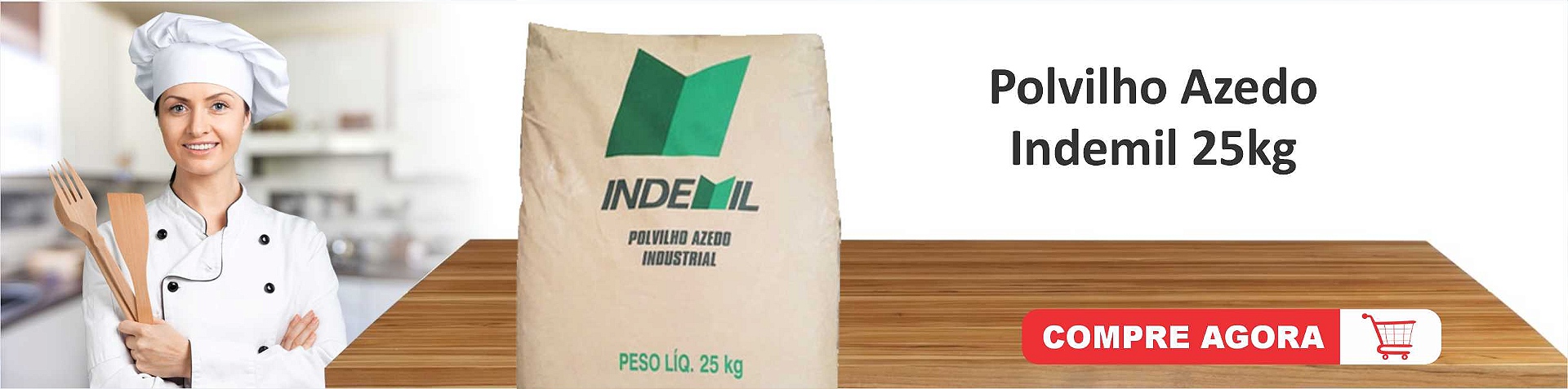 Polvilho Azedo Indemil 25kg