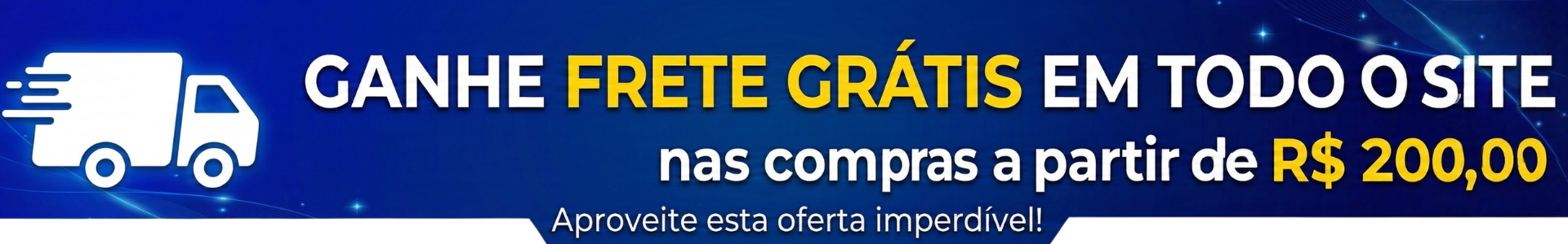 Frete gratis 200 reais