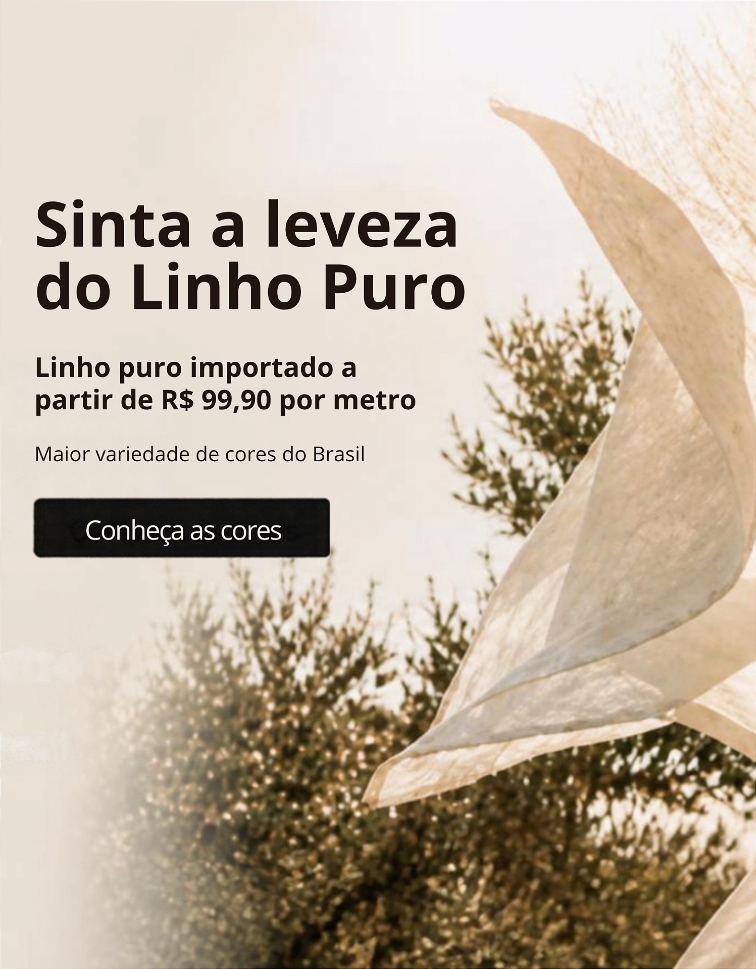 full banner mobile linho puro