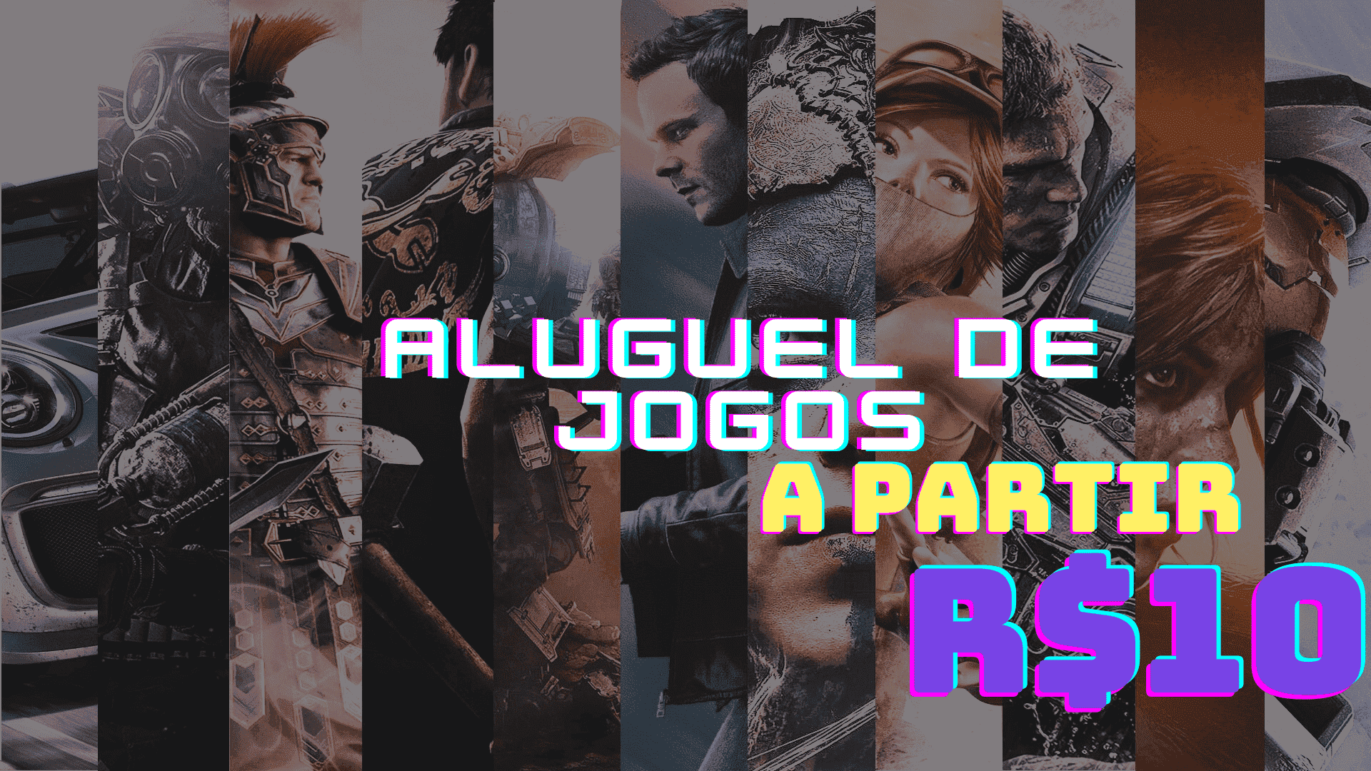 aluguel de jogos a partir 10,90