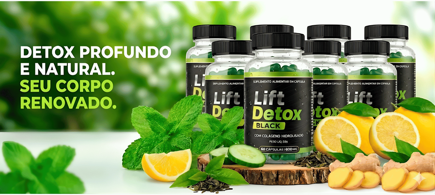 LIFT DETOX BLACK termogenico emagrecedor energia perda de peso
