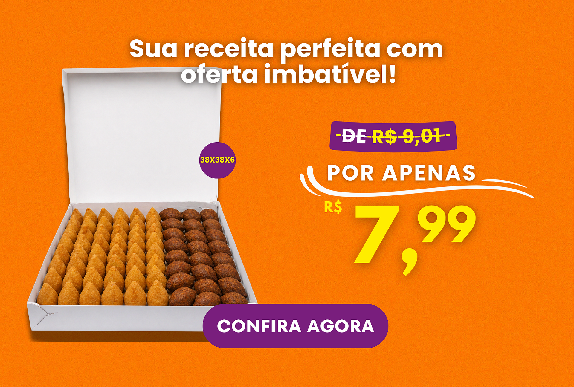 Caixa salgado mobile