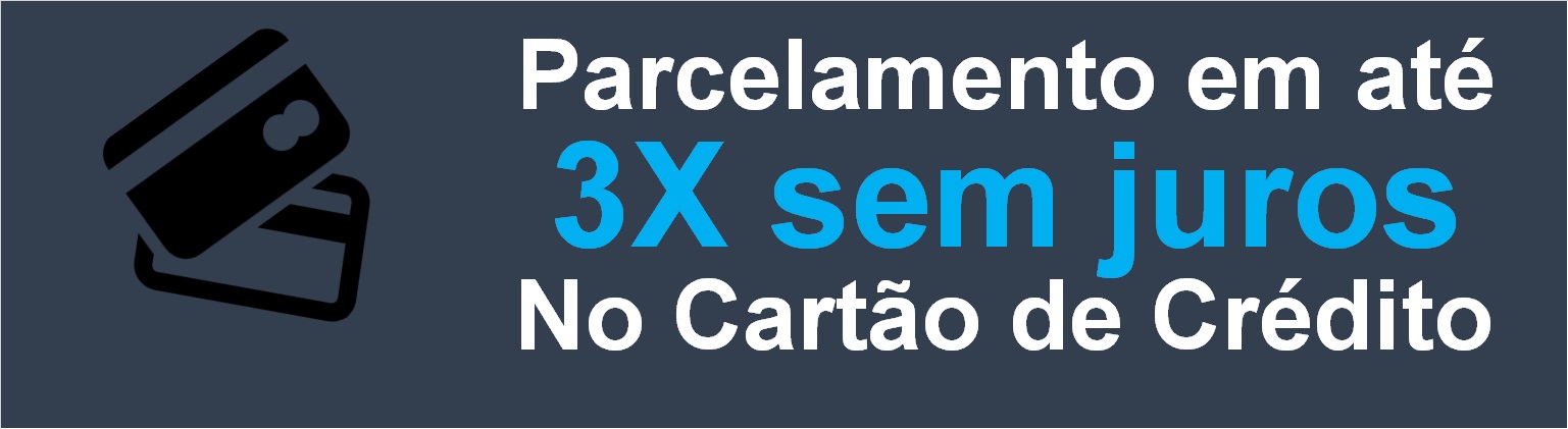 Pagamento em 3x sem juros