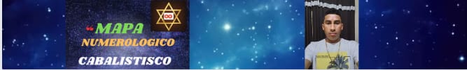 Mapa Numerólogico  cabalístico pessoal