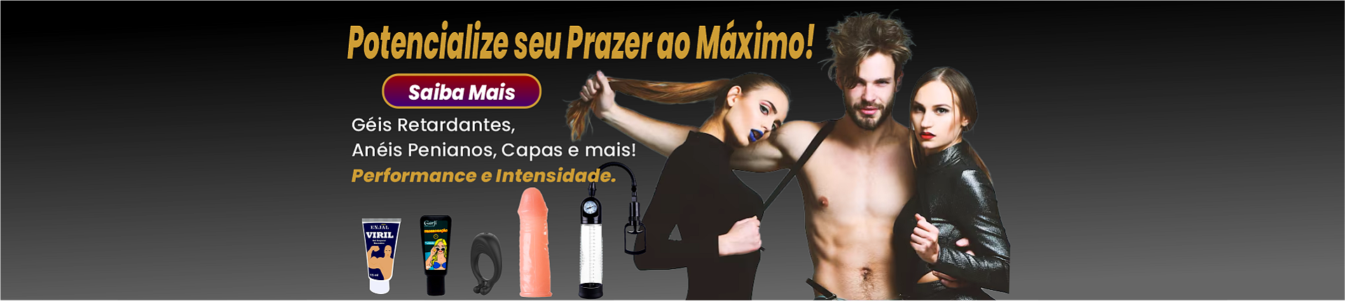 banner sex shop produtos masculinos rio preto