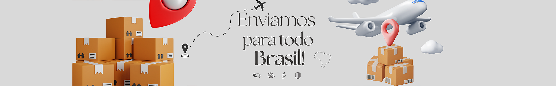 Envio para todo o Brasil