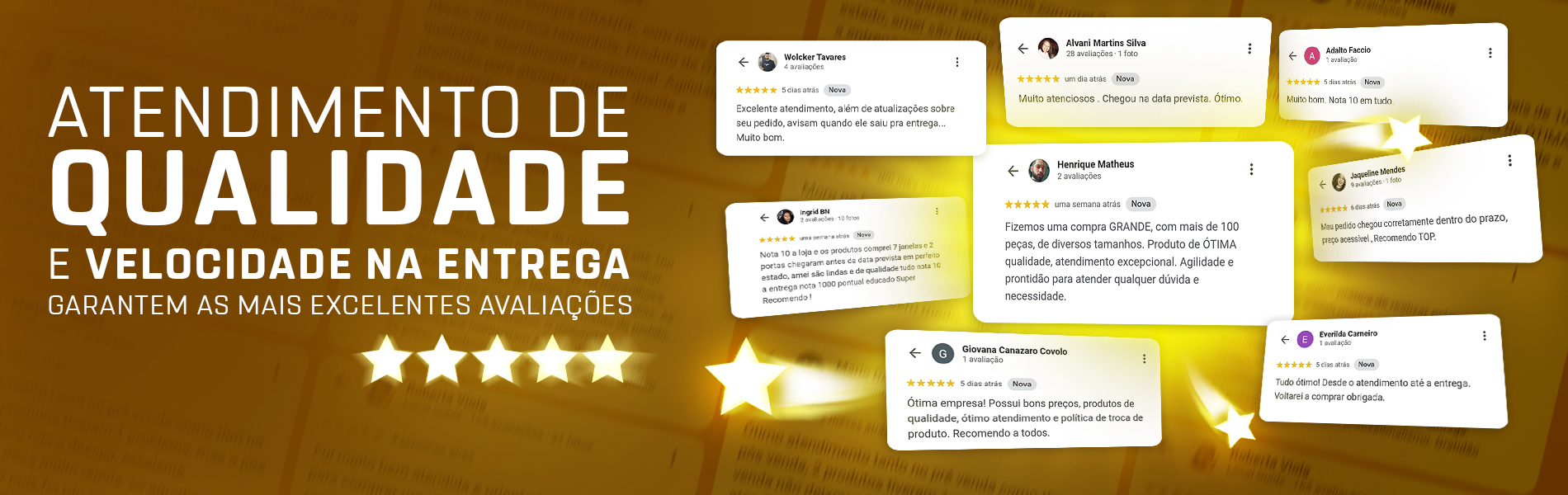 Site bem avaliado google