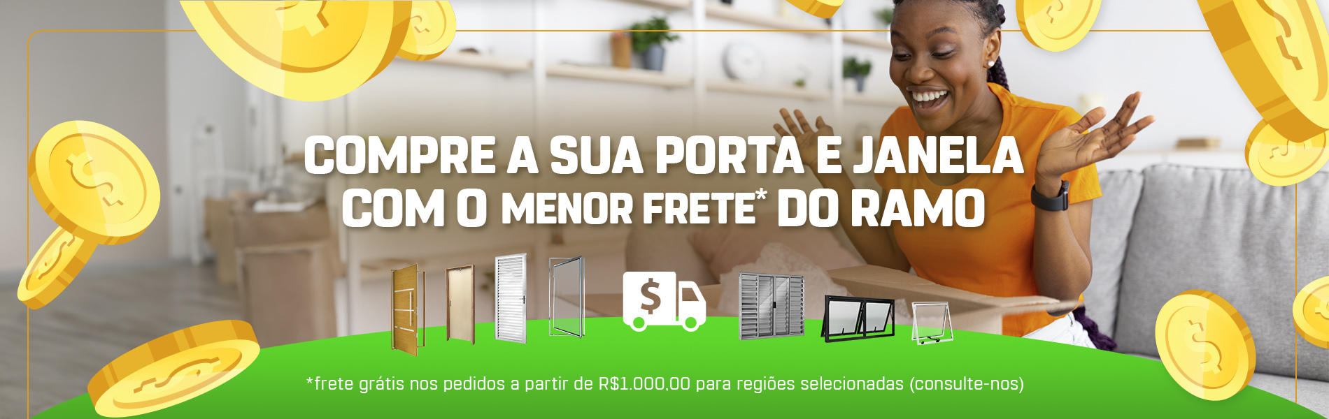 Menor frete do mercado
