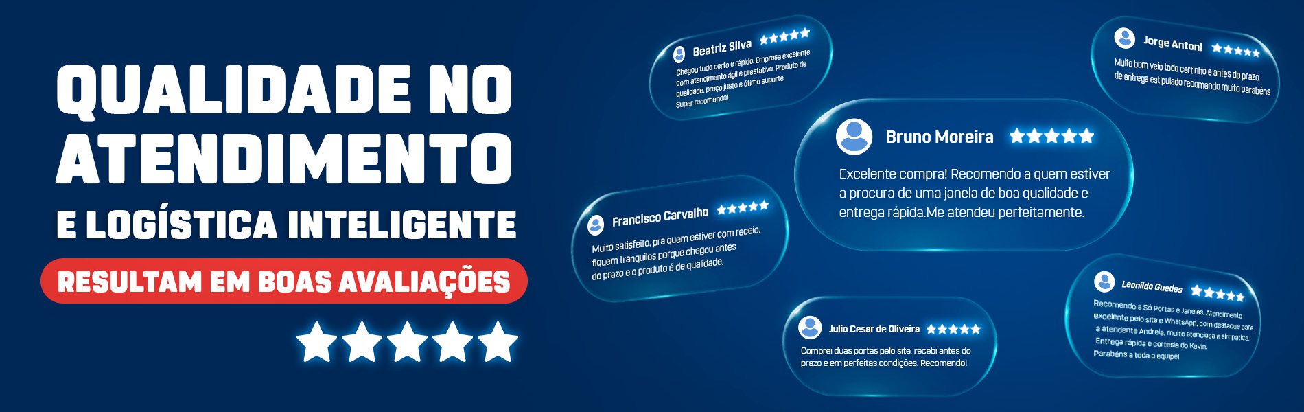 Site bem avaliado google