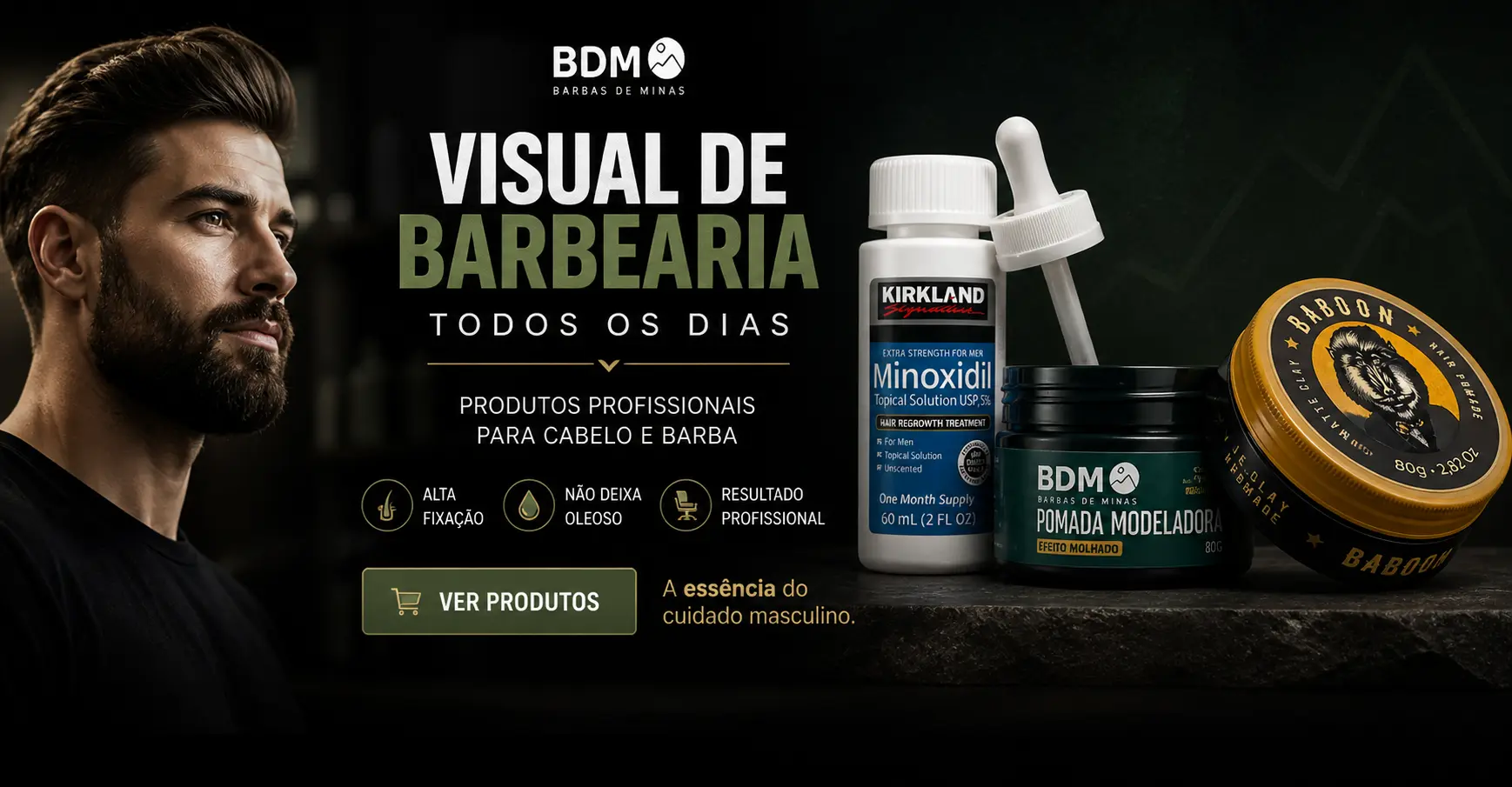 Kit cuidados com a Barba