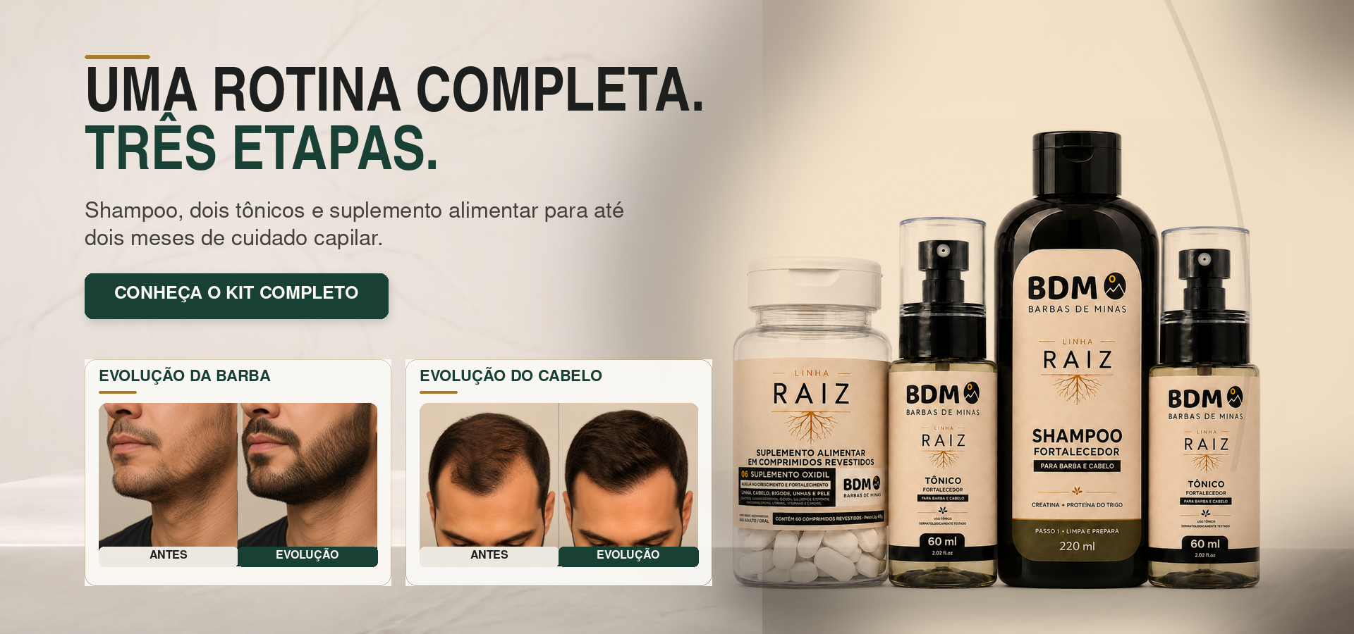 kit linha raiz