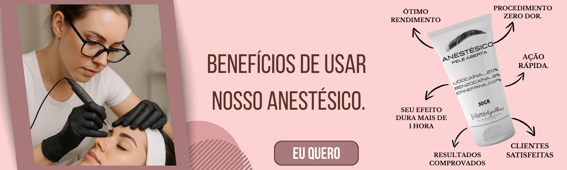 Benefícios do Anestésico