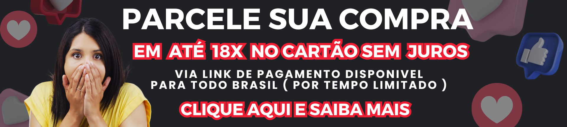 18 X SEM JUROS