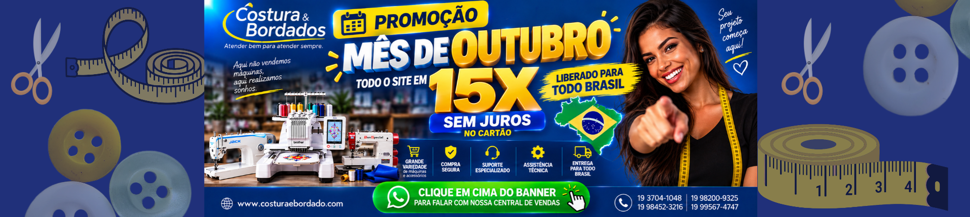 banner loja de peças