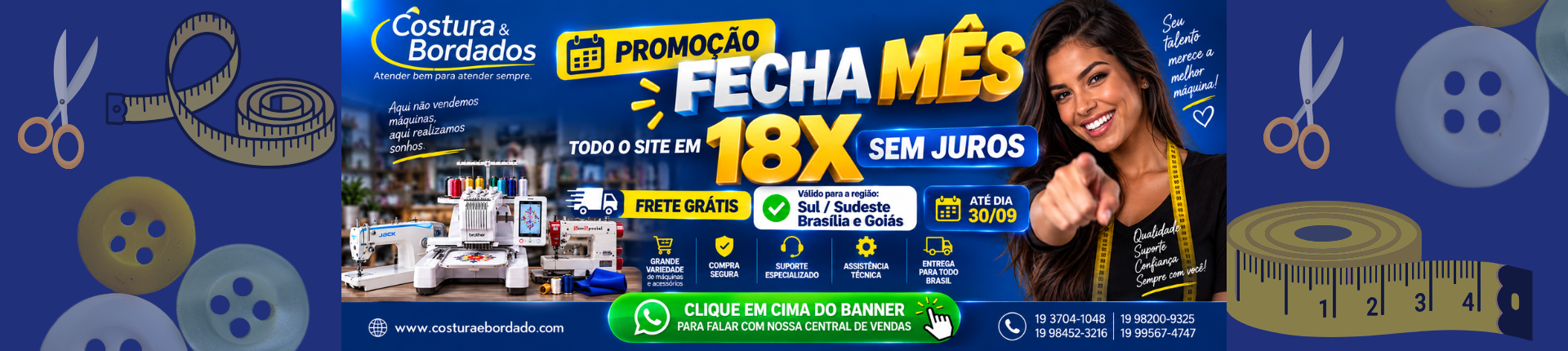 banner loja de peças