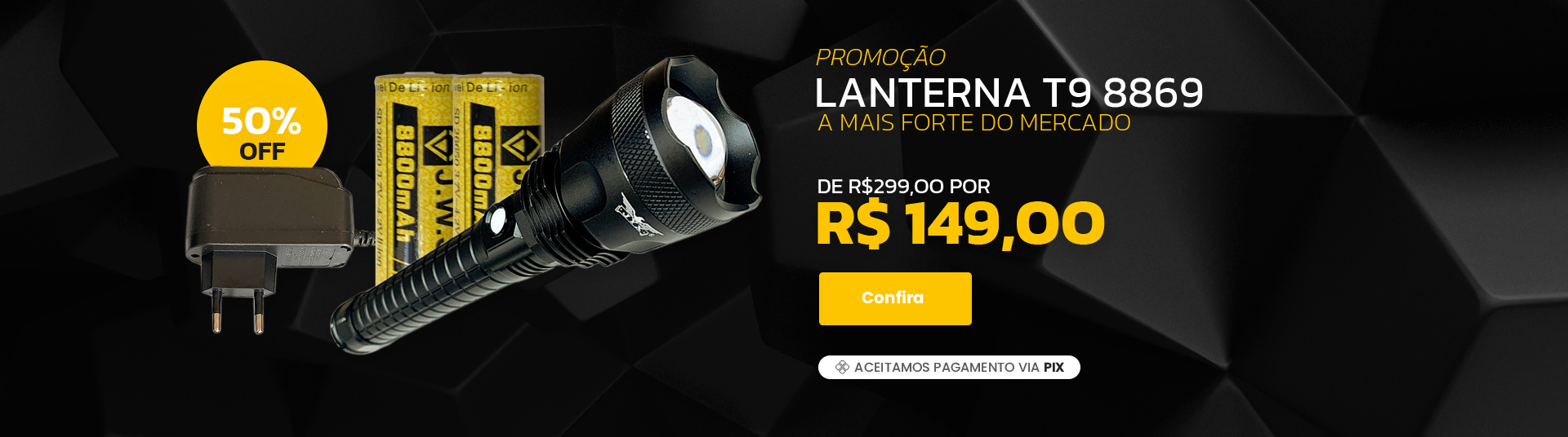 LANTERNA T9 8869
