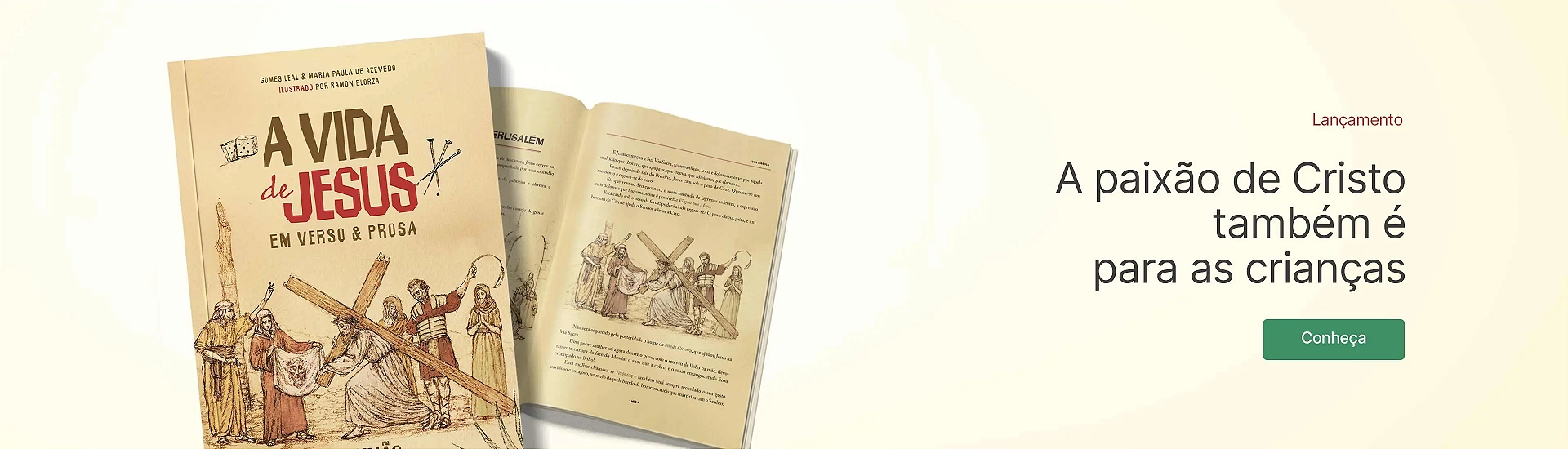 A Vida de Jesus em Verso e Prosa - Gomes Leal e Maria de Azevedo