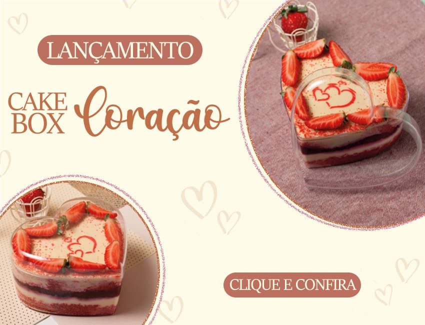 Banner Cake Box Coração - Mobile
