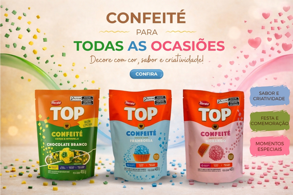 Banner Top Confeité Lançamentos mobile