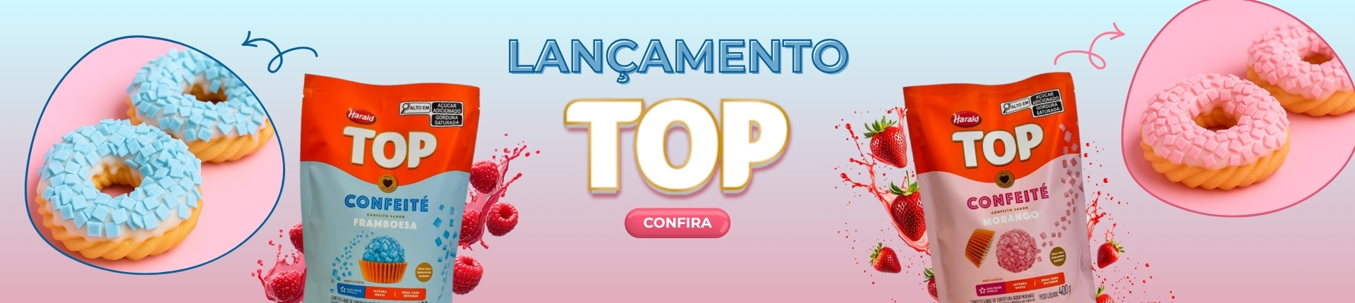 Banner Top Confeité Lançamentos