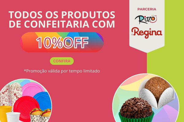 Banner Regina Festas Promoção 2026 mobile