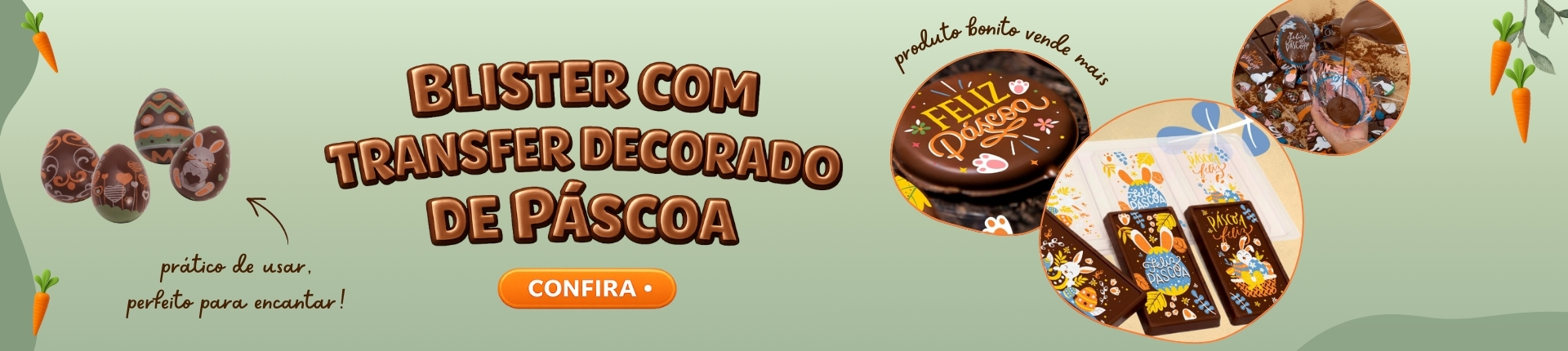 Banner Transfer Decorado de Páscoa 2026