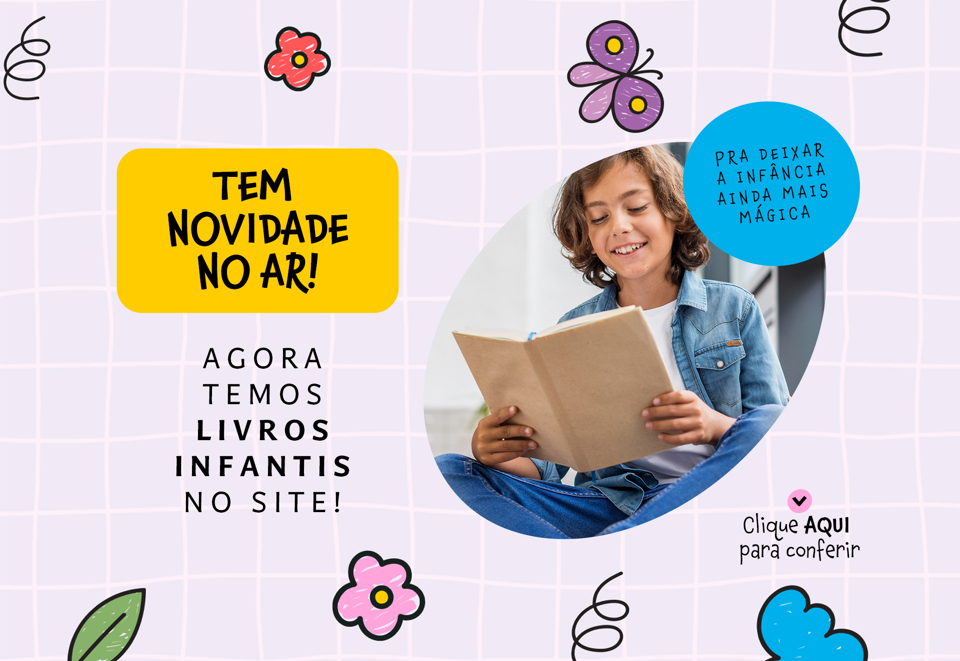 Banner livros