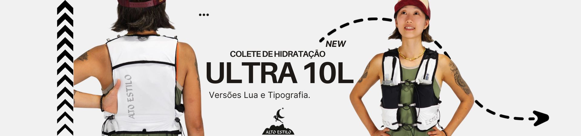 Colete de Hidratação Ultra Alto Estilo