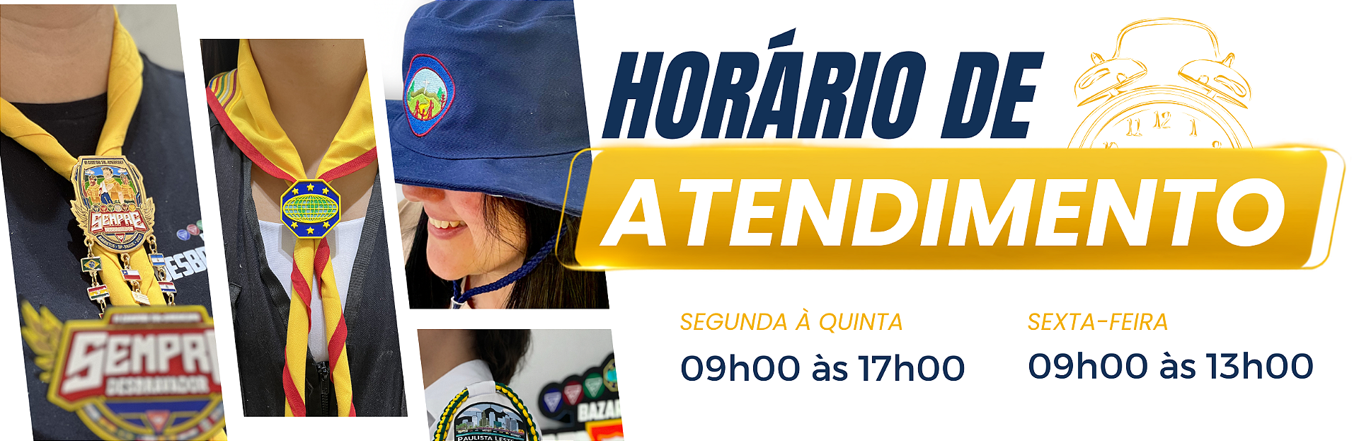 HORÁRIO DE ATENDIMENTO