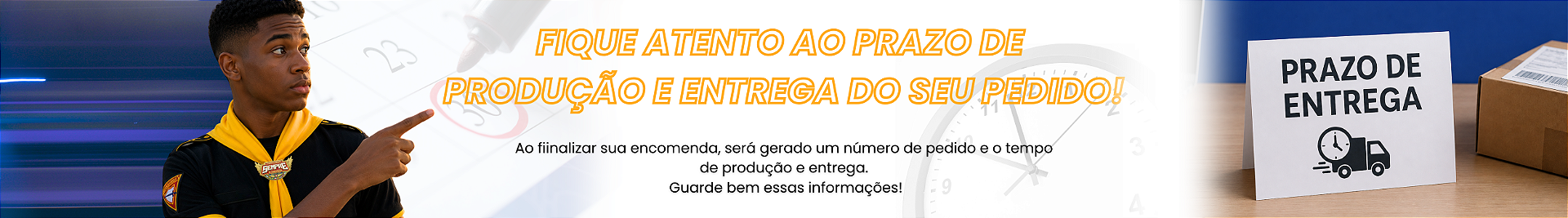 FIQUE ATENTO AO PRAZO