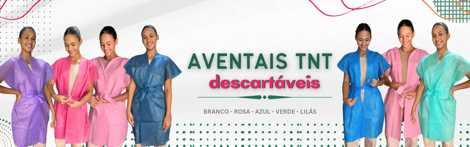 Promoção Aventais sem manga