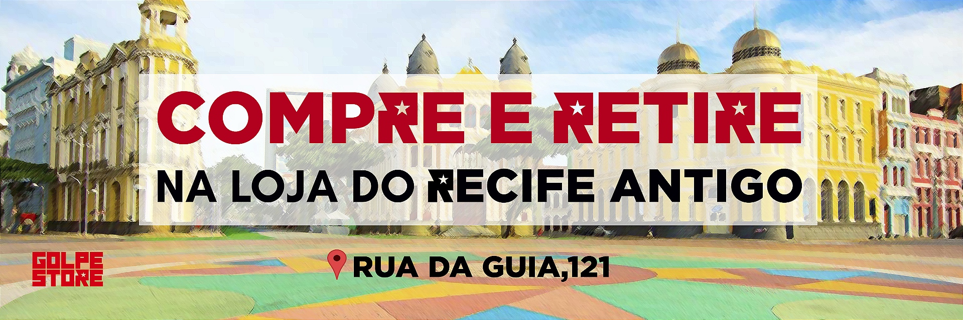 Compre no site e retire na loja