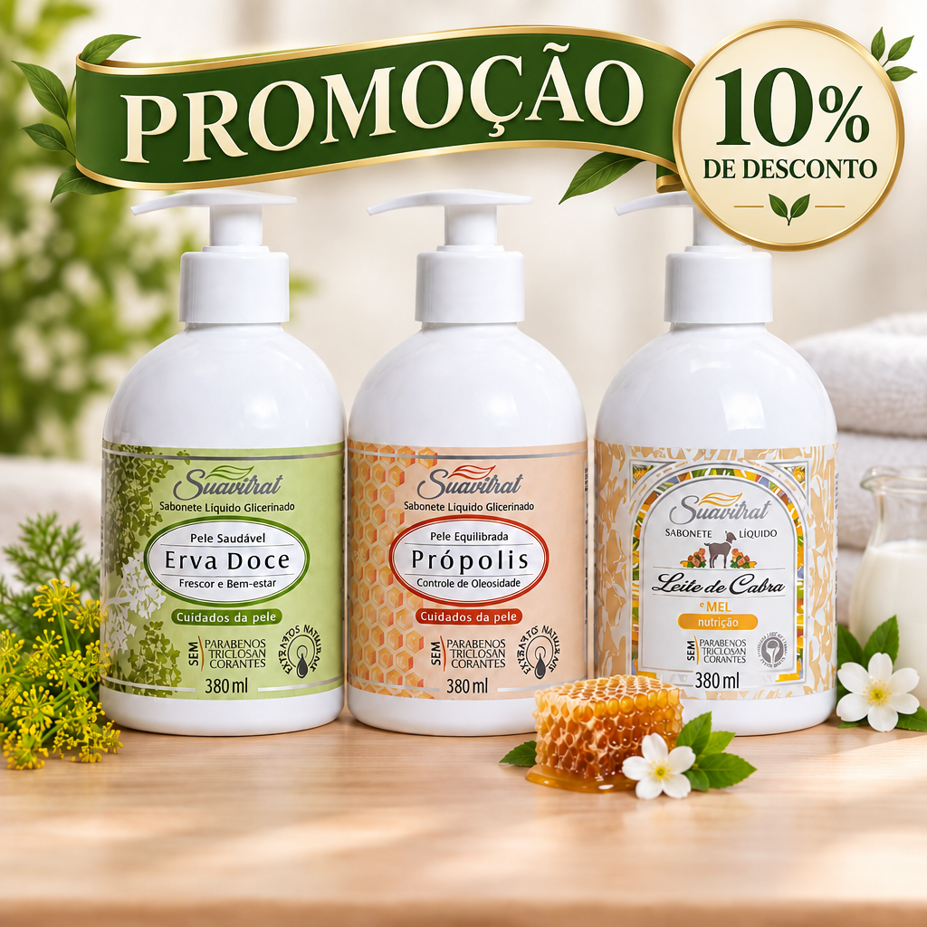 PROMOÇÃO SABONETE LIQUIDO 10%